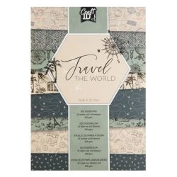 Blok A5 m. 8 designs Travel the world 200 gr. 32 s.